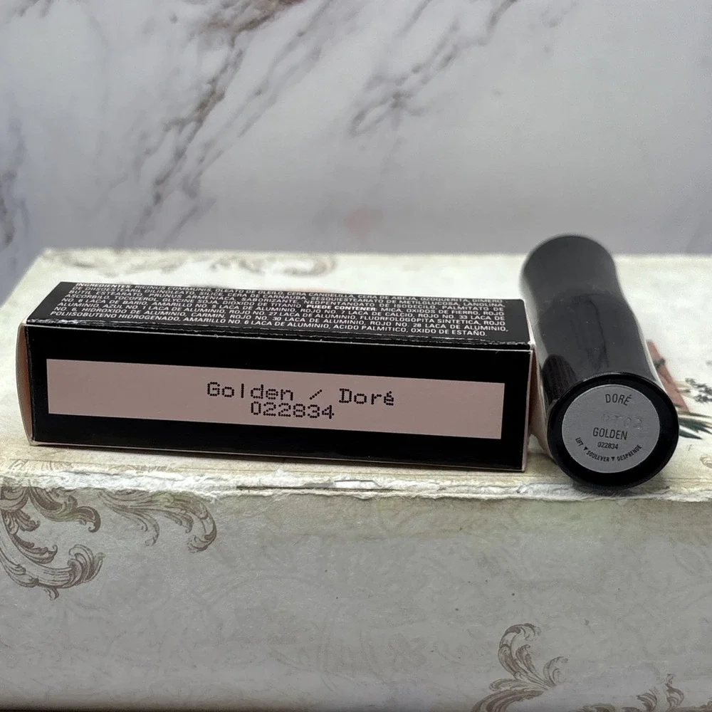 MARY KAY CREME LIPSTICK GOLDEN/Doré 022834 DISCONTINUED FULL SIZE NIB